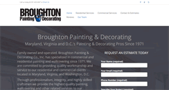 Desktop Screenshot of broughtonpainting.com